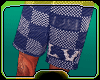 Blue Lv Shorts