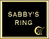 SABBY'S RING
