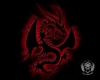 red and black dragon hed