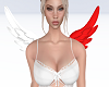 Cupid Wings White Red