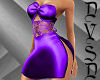 Purple Bow & Lace Dress