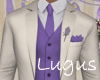 Purple Cream w/Tie+Vest