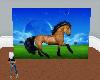 Wall cheval-