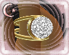 MC Diamond Globe Ring