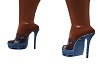 Blue Denim Heels
