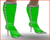 !Neon Green Mini Boots