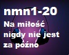 Na milosc nigdy nie jest