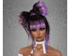Purple Bow Hair