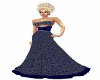 PF Sapphire Belted Gown