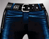 JB* Blue Leather Pants
