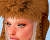 Winter hat fur brown