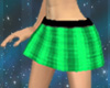 DD~Green Plaid Skirt
