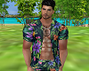 Open Shirt + Tattoo