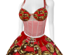 LBM isi-agu red dress