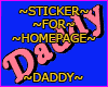 ! Daddy#8 Sticker.