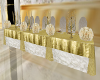 Gold Wedding Party Table