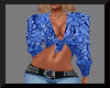 shimmer blue top