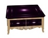 Dark Purple Coffee Table