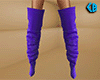 Purple Thigh High Boot F