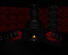 Goth Fireplace Set
