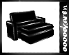 Black PVC Cuddle Chair