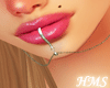 H! Lips Diamond  Chain