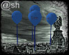 @sh*blue 21st balloons