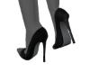 Il black silver heels