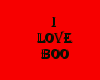 I Love Boo Heart