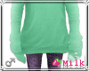 +SM Comfy Sweater Green