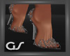 GS Silver Lace Pumps