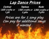 Temptations Dance Prices