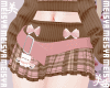 美 Kawaii Skirt Brown