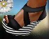 retro stripe dress shoes