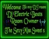 Babe s DJ room sign