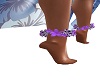 Purple Ankle Lei