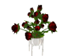 Rose Bush in Marble Pot
