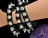 Spiked Black Bracelets