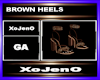 BROWN HEELS
