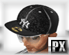 (PX) yankee black cap