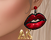 Pop Art Lips Earrings 2