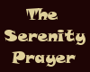 The Serenity Prayer