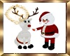 Santa And Reindeer