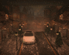 Christmas Snowing Street