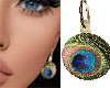 C]Peacock Earrings