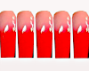 Red Ombre Nails XL