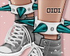 !!D Ankle Spike Teal