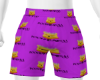 PB| KID PURP POOH SHORTS