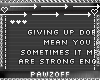 [P] Giving up
