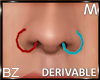 [bz] M Closed Nose Rings